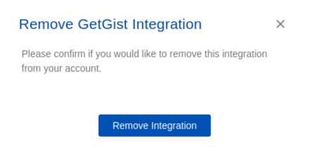 Gist integration step