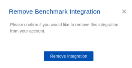 Benchmark integration step