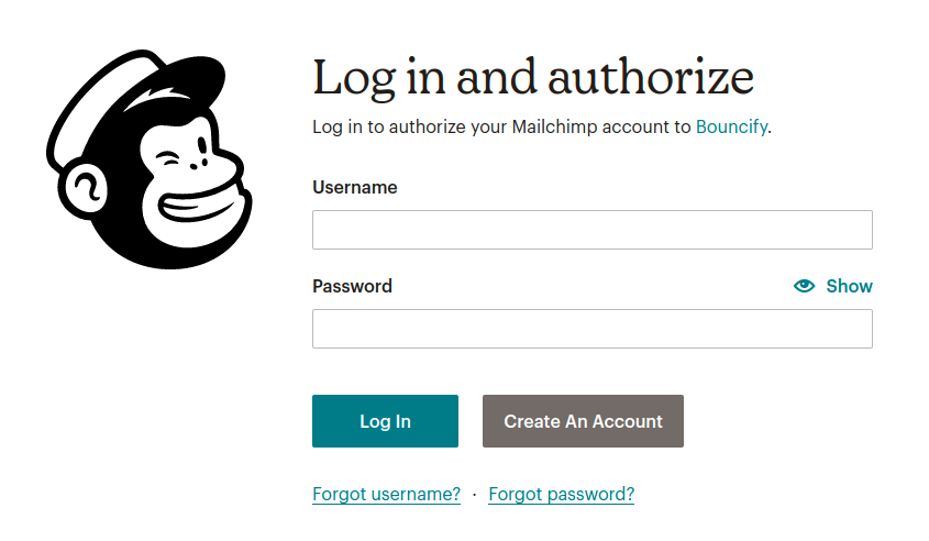 Mailchimp integration step